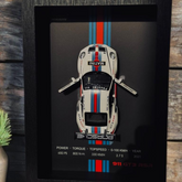 Porsche 911 GT3 RSR with FRAME Diecast Model Cars