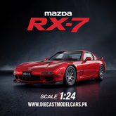 Diecast Model Mazda RX-7 1/24 diecastmodelcars.pk