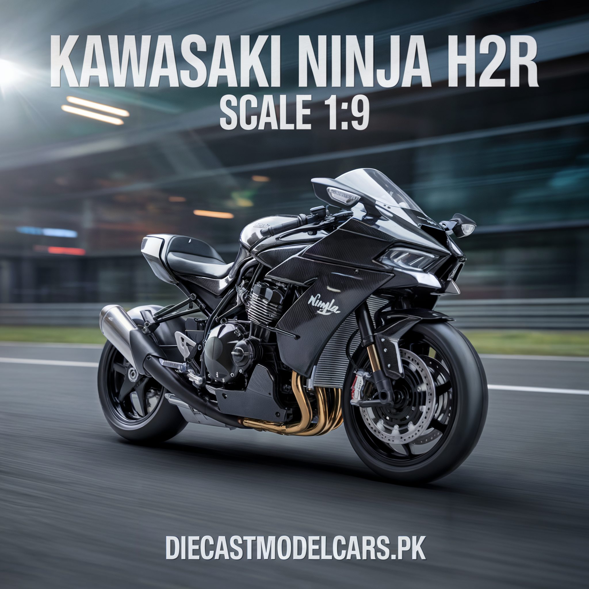 Kawasaki Ninja H2R 1:12 Diecast Model diecastmodelcars.pk