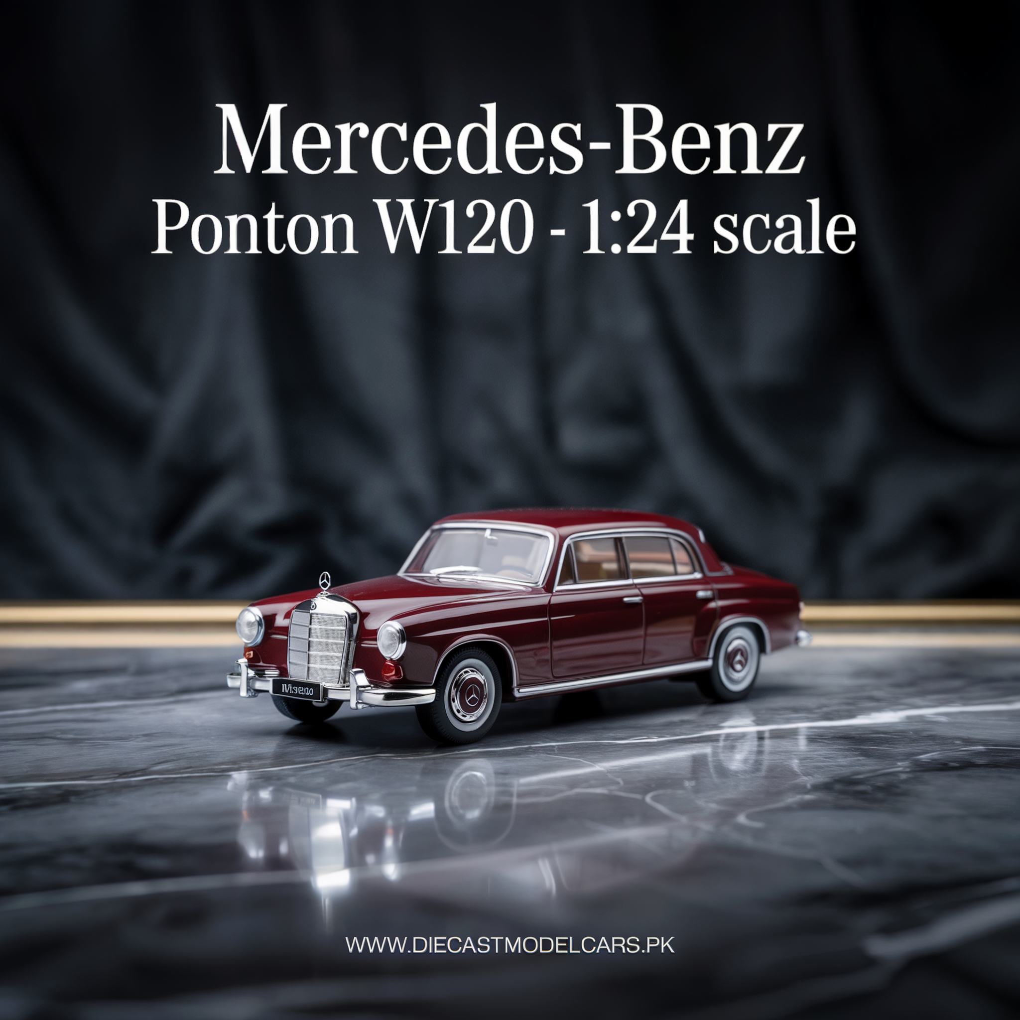 Mercedes-Benz Ponton W120 Diecast Model Cars