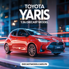 1:36 Toyota Yaris Dicast Model Car diecastmodelcars.pk