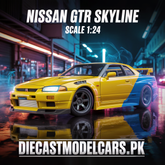 1:24 Nissan GTR Skyline diecastmodelcars.pk