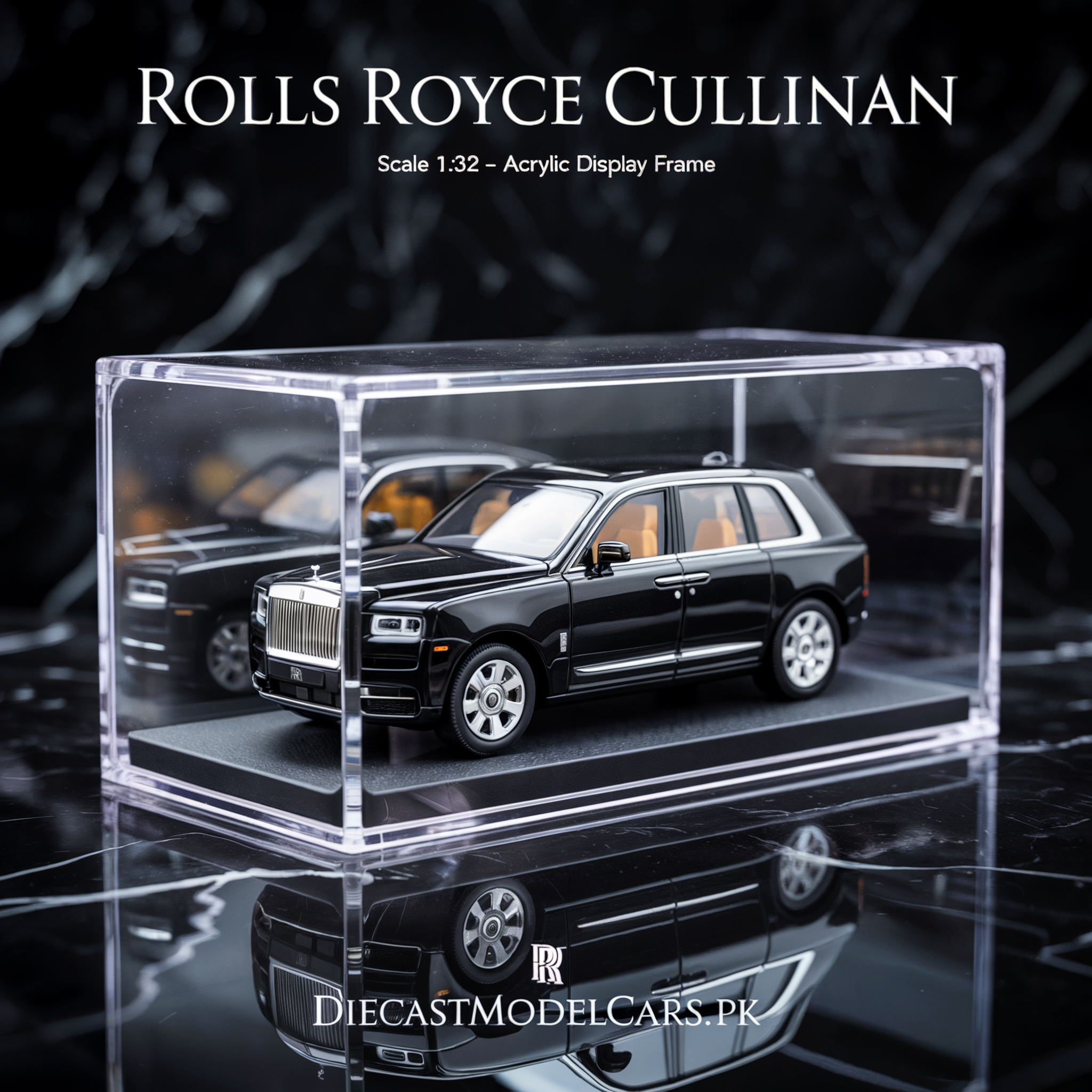 Rolls Royce SUV Cullinan 1:32 with FRAME diecastmodelcars.pk