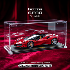 Ferrari SF90 Stradale with Frame 1:32 diecastmodelcars.pk