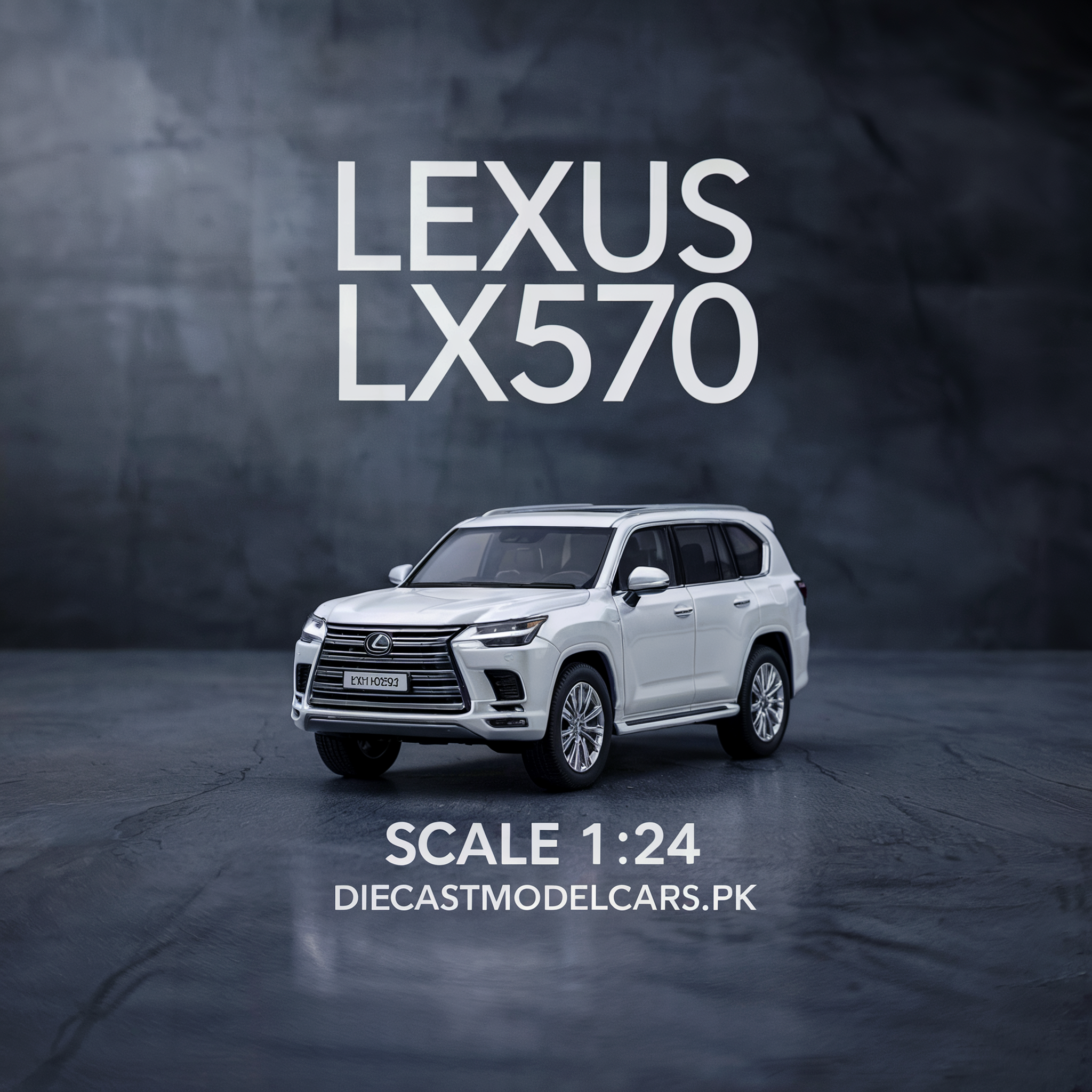 Diecast Model Lexus LX570 SUV 1/24 diecastmodelcars.pk