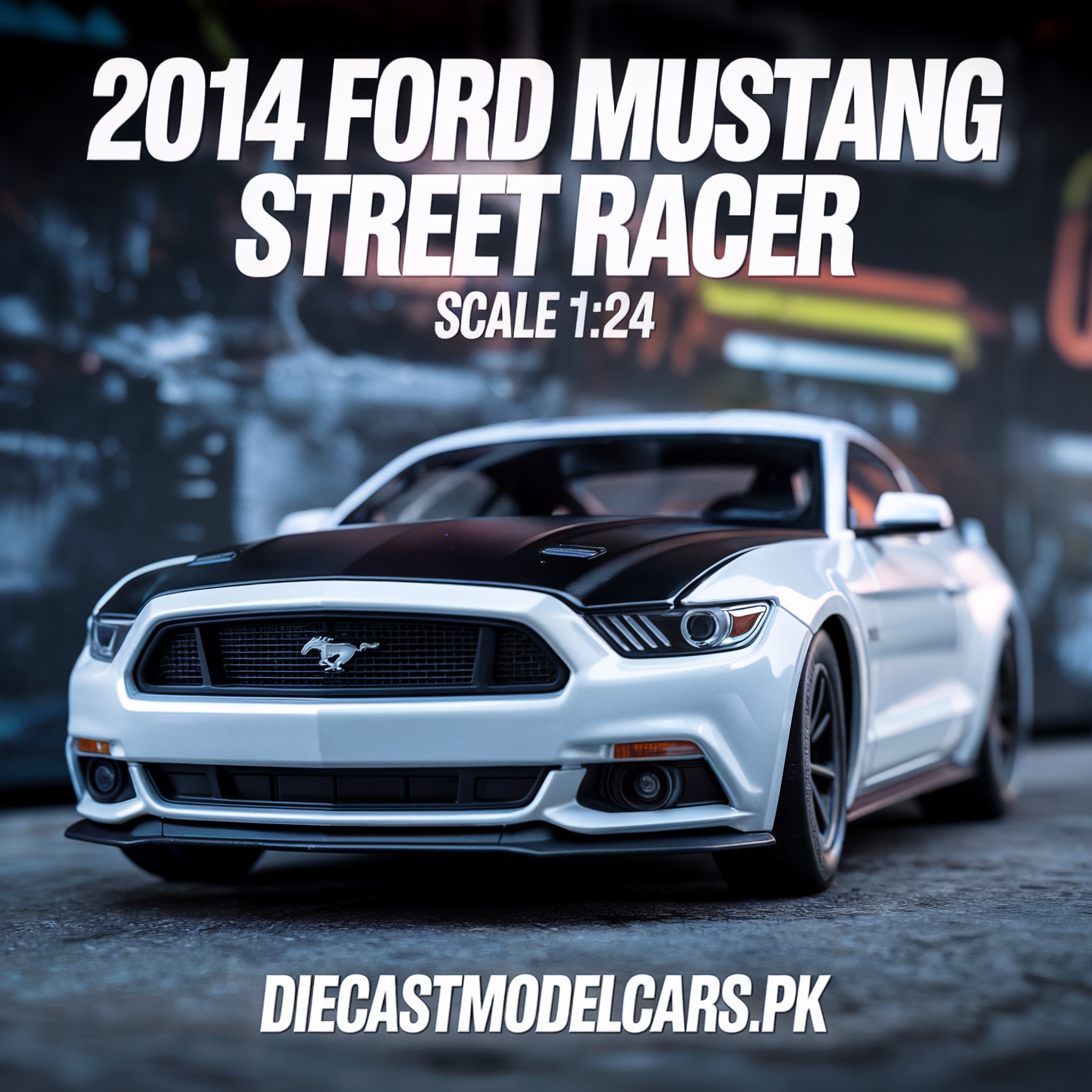 2014 Ford Mustang Street Racer 1:24 Dicast Model Cars