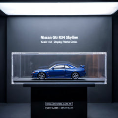 NISSAN GTR R34 SKYLINE with FRAME 1:32 diecastmodelcars.pk