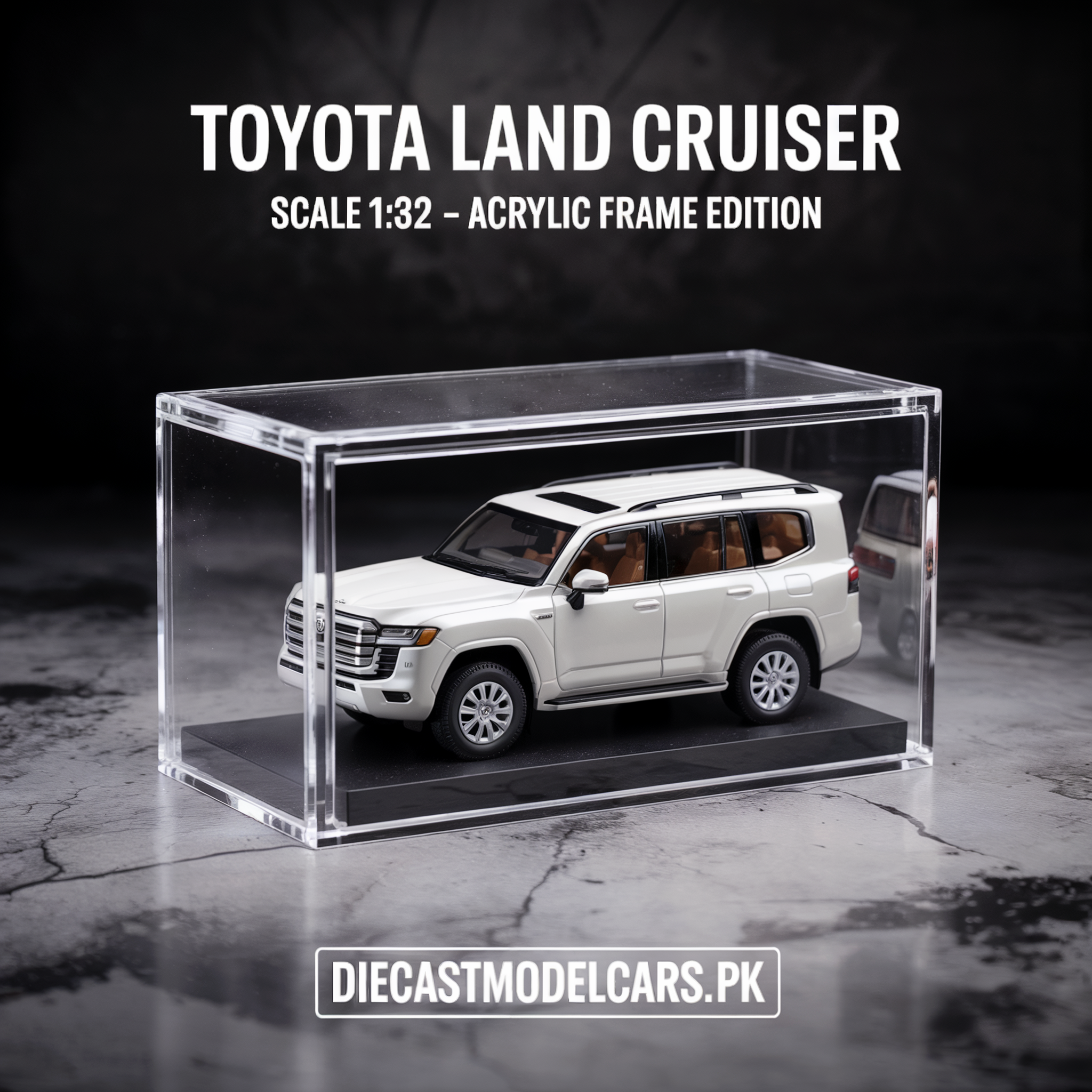 Toyota Land Cruiser LC300 1:32 with FRAME diecastmodelcars.pk
