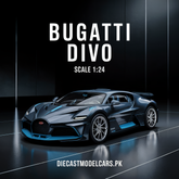 Bugatti Divo Alloy Sports Car Diecast Model 1/22 diecastmodelcars.pk