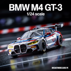 Diecast Model Officially Licensed BMW M4 GT-3 1/24 diecastmodelcars.pk