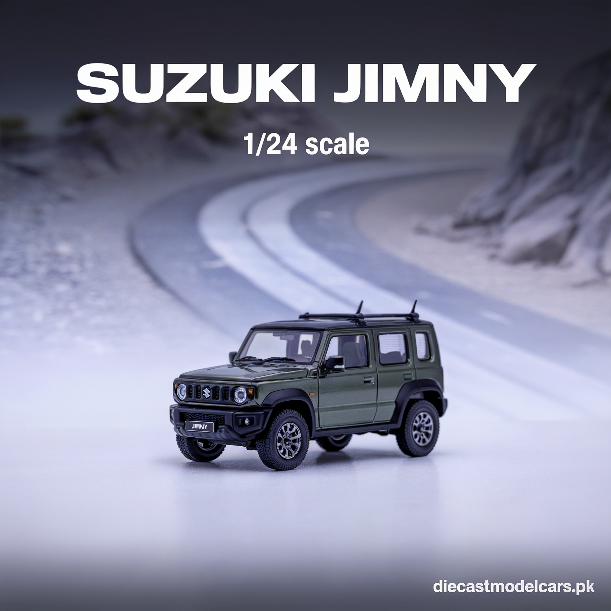 Diecast Model Officially Licensed Suzuki Jimny 1/24 diecastmodelcars.pk