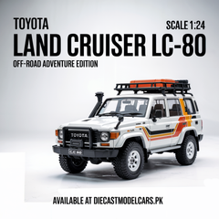 Diecast Model Toyota Land Cruiser LC-80 1/24 diecastmodelcars.pk