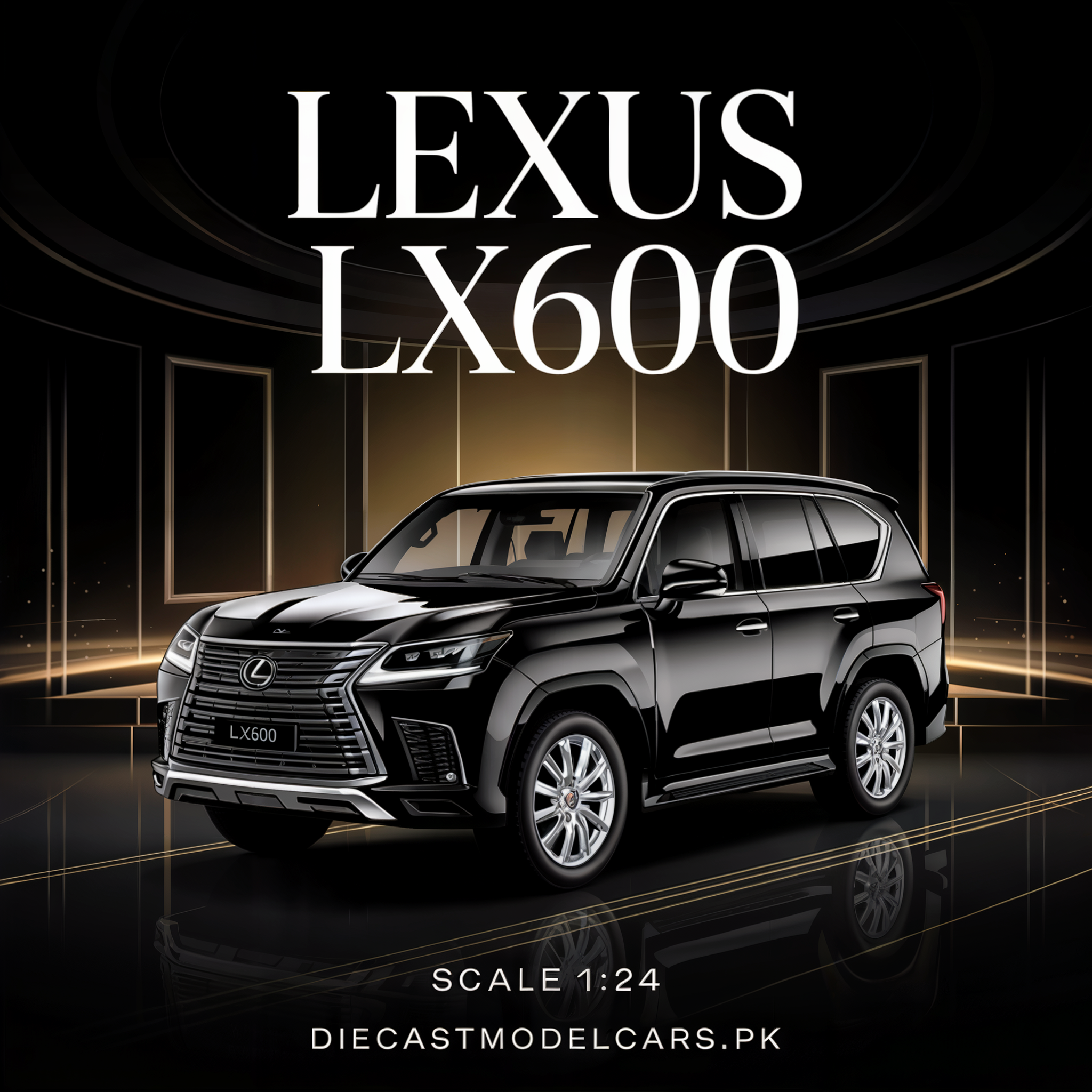 Diecast Model Lexus LX600 1/24 diecastmodelcars.pk