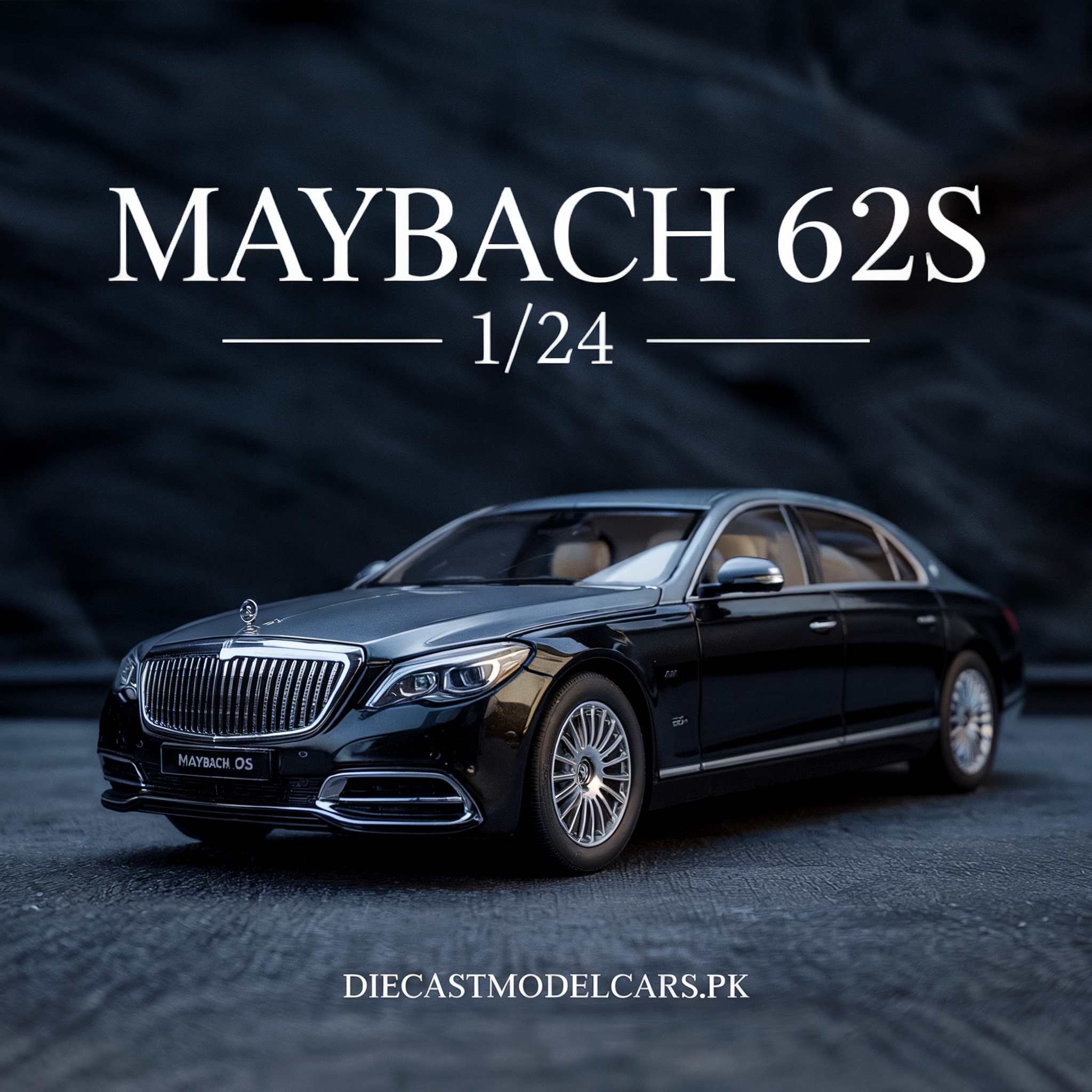 Diecast Model Maybach 62S 1/24 diecastmodelcars.pk