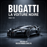 Bugatti La-Voiture Noire Diecast Model - Dicast Model Cars diecastmodelcars.pk