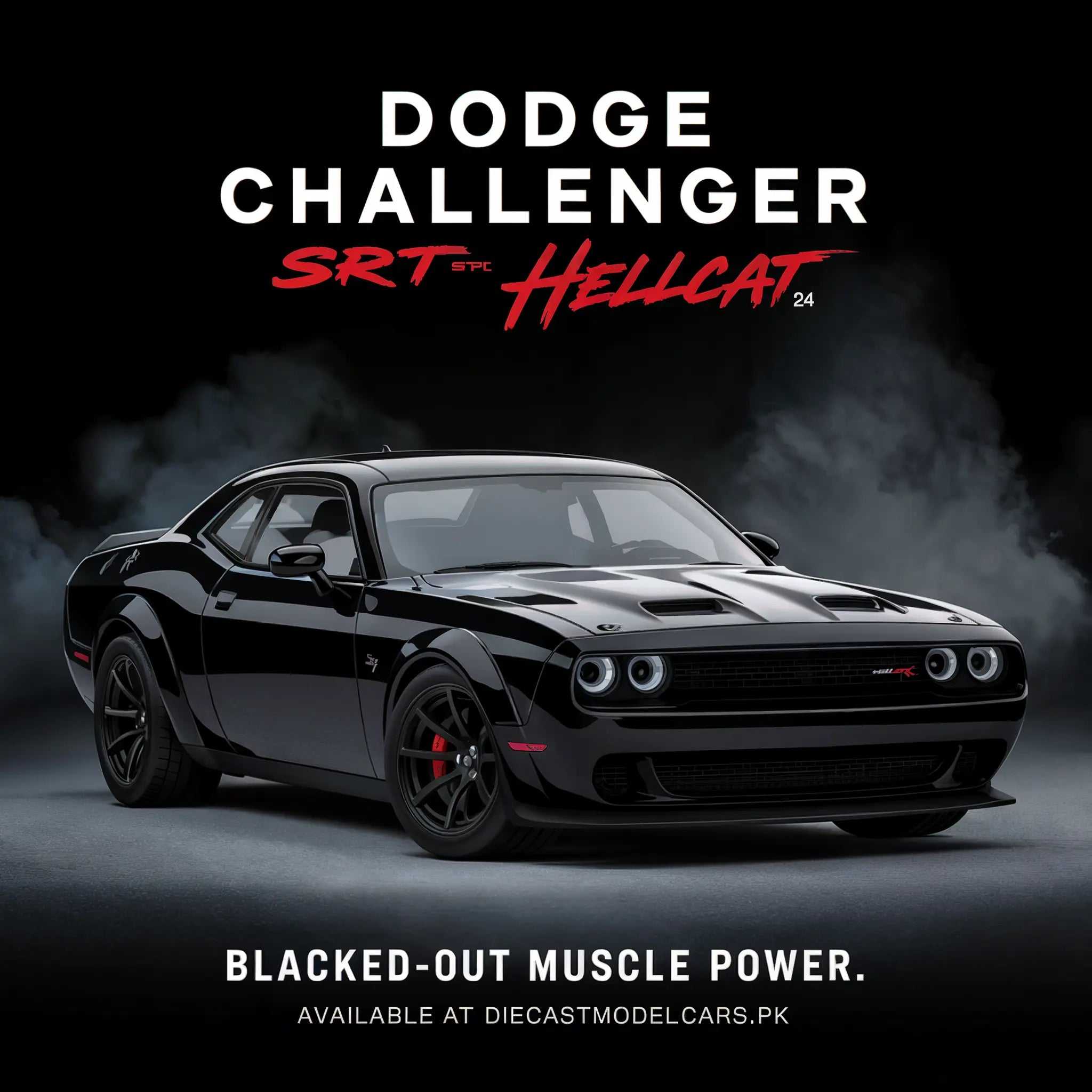 Dodge Challenger SRT® Hellcat Diecast Model 1:24 diecastmodelcars.pk