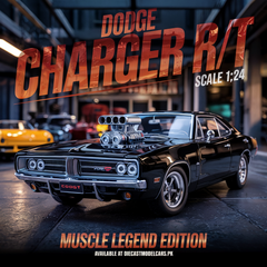 Diecast Model Dodge Charger 1970 1/24 diecastmodelcars.pk