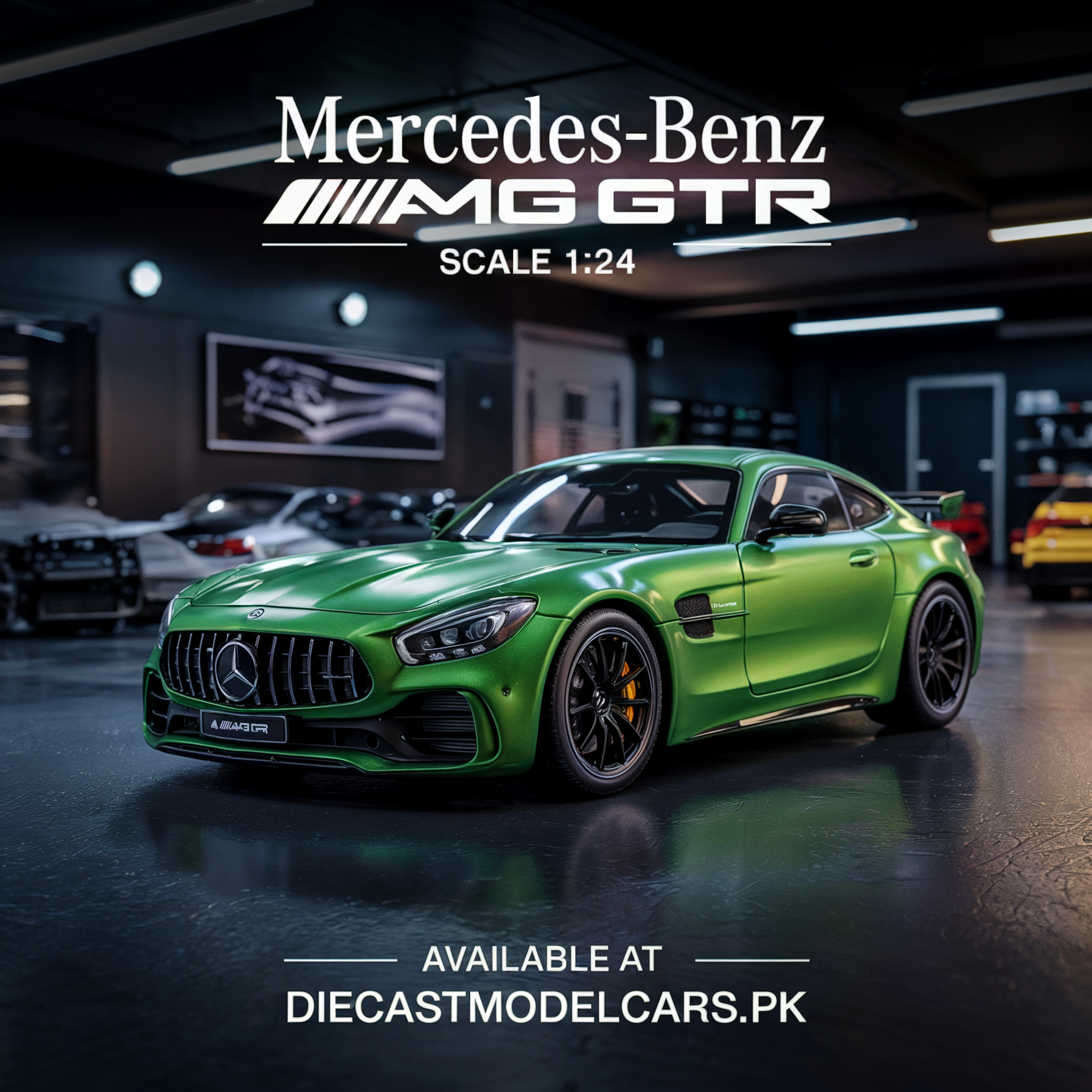Mercedes BENZ GTR AMG Diecast Model 1:24 - Dicast Model Cars diecastmodelcars.pk