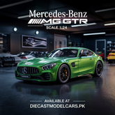 Mercedes BENZ GTR AMG Diecast Model 1:24 - Dicast Model Cars diecastmodelcars.pk
