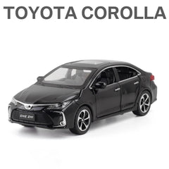 Toyota Corolla Diecast Model with Acrylic Frame 1:32 diecastmodelcars.pk