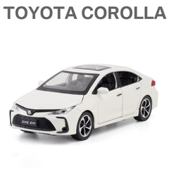 Toyota Corolla Diecast Model with Acrylic Frame 1:32 diecastmodelcars.pk