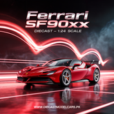 Ferrari SF90XX Diecast Model 1:24 diecastmodelcars.pk