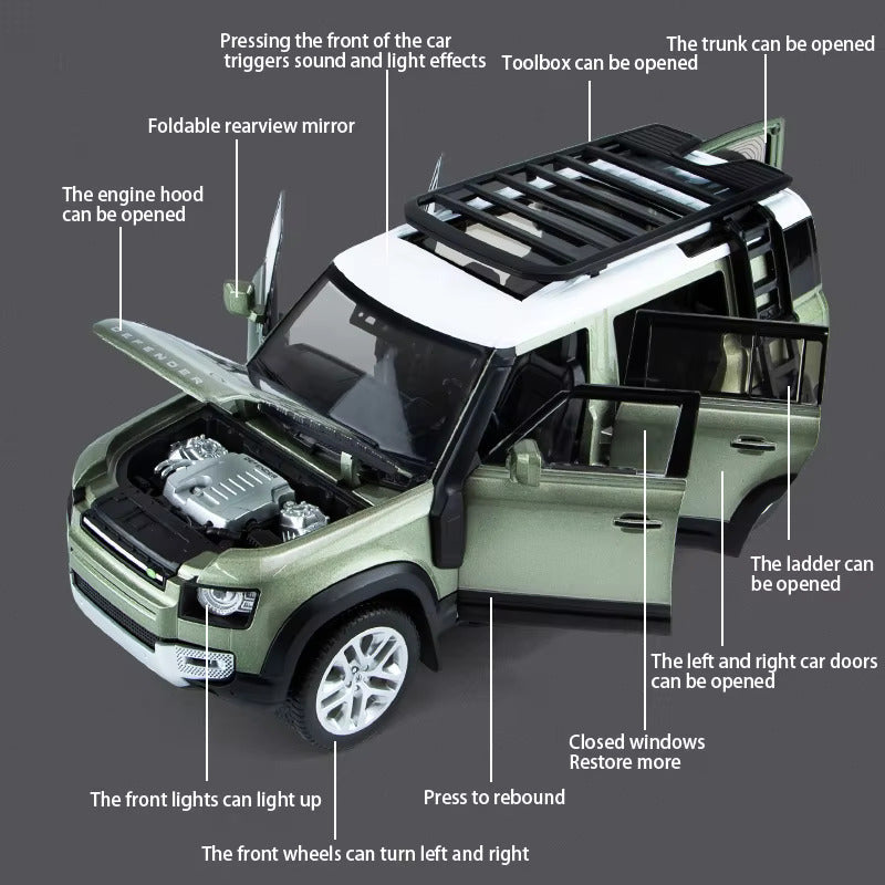 Diecast Model Land Rover Defender SUV 1/24