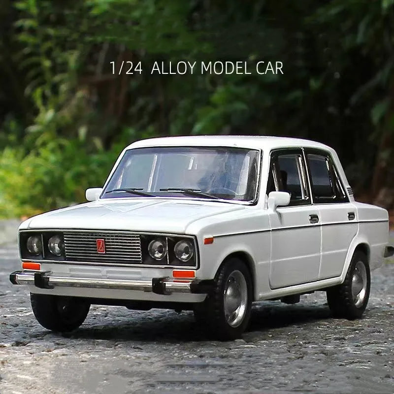 1/24 LADA 2106  Classic Diecast Model Car – Vintage Soviet Legend