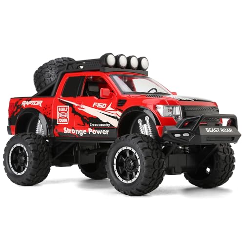 Diecast Model Ford Beast Raptor F150 Camping RV 1/24