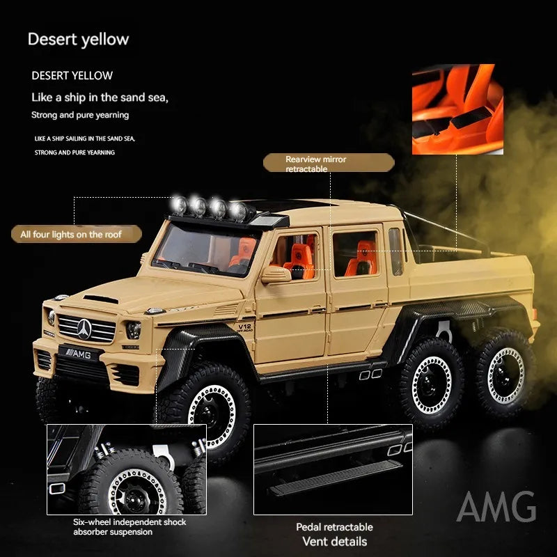 Diecast Model Mercedes G63 AMG 6x6 1/24