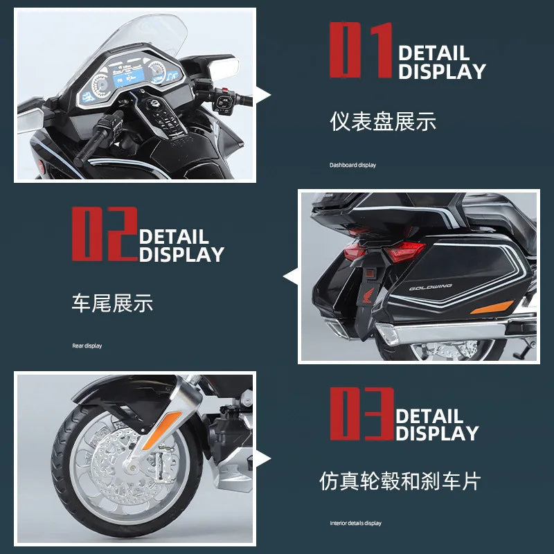 Honda Gold Wing GL800 2021 diecastmodelcars.pk