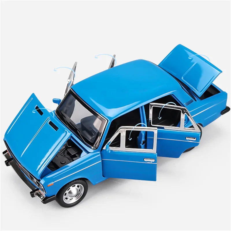 1/24 LADA 2106  Classic Diecast Model Car – Vintage Soviet Legend