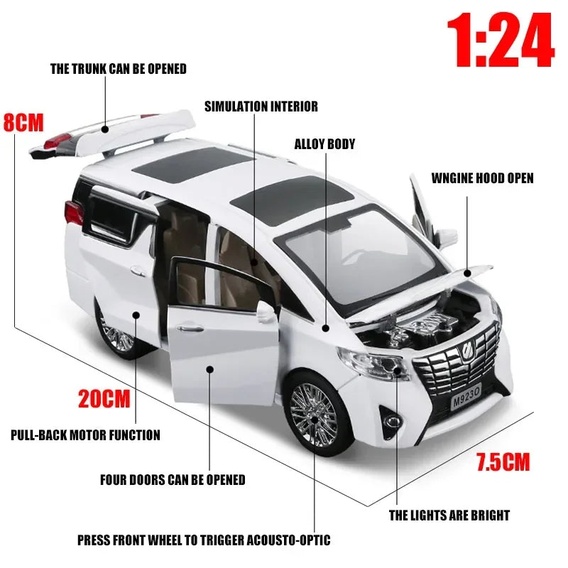 1:24 Toyota Alphard MPV