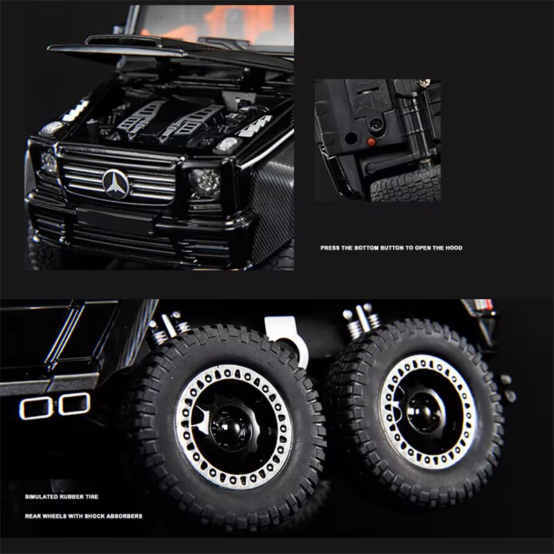 Diecast Model Mercedes G63 AMG 6x6 1/24