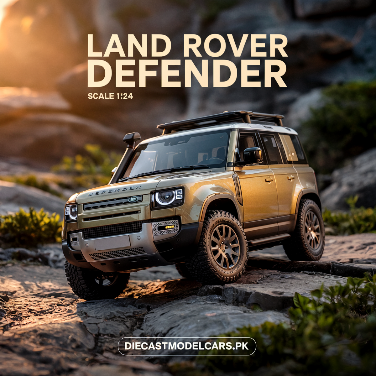 Diecast Model Land Rover Defender SUV 1/24 β Diecast Model Cars
