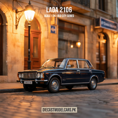 1/24 LADA 2106  Classic Diecast Model Car – Vintage Soviet Legend