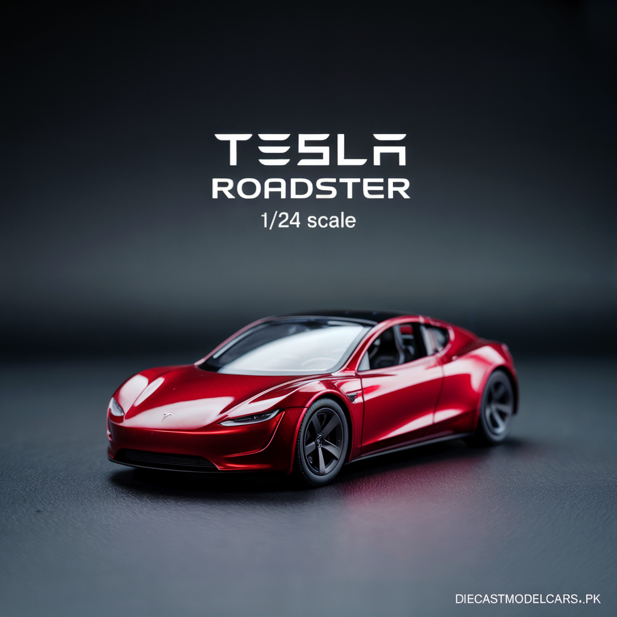 Diecast Model Tesla Roadster 1/24