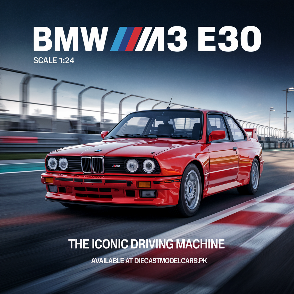BMW M3 E-30 Diecast Model 1/24
