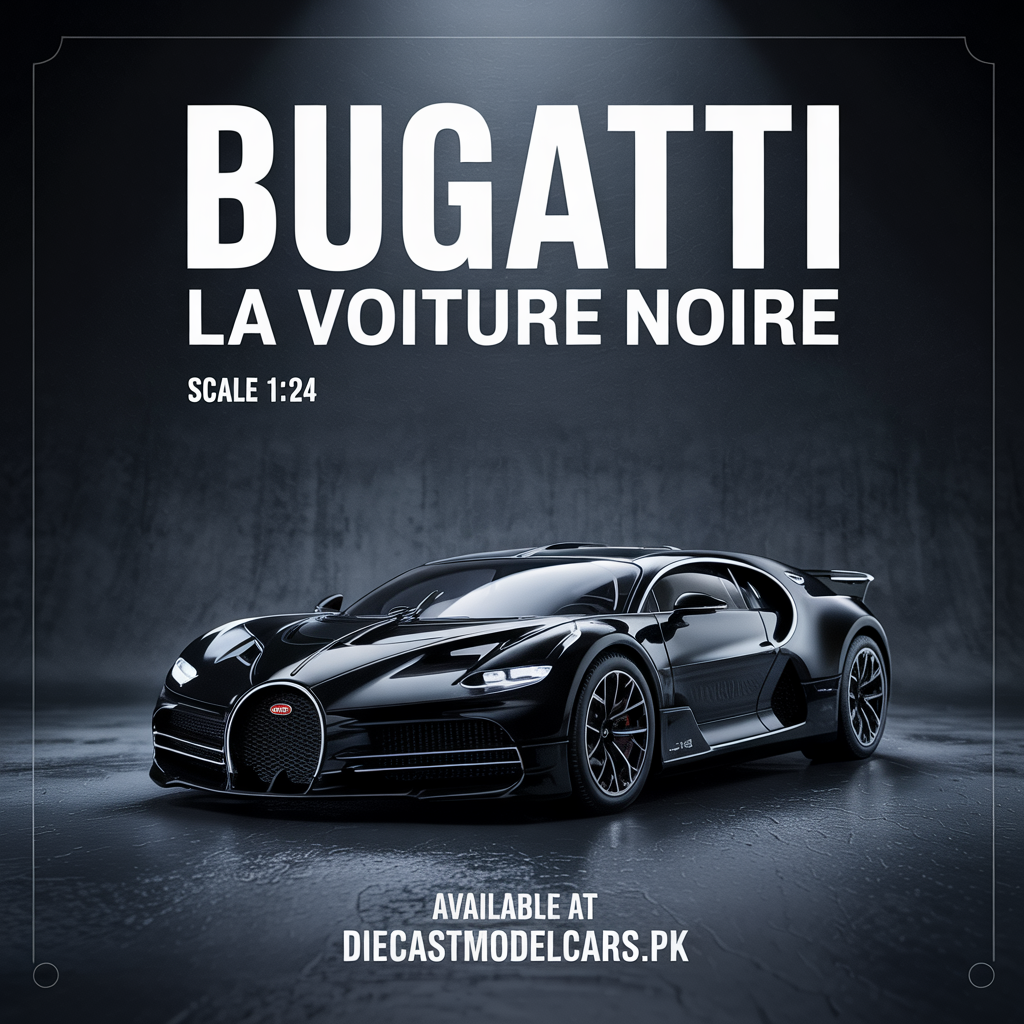 Bugatti  La-Voiture Noire Diecast Model - Dicast Model Cars  diecastmodelcars.pk