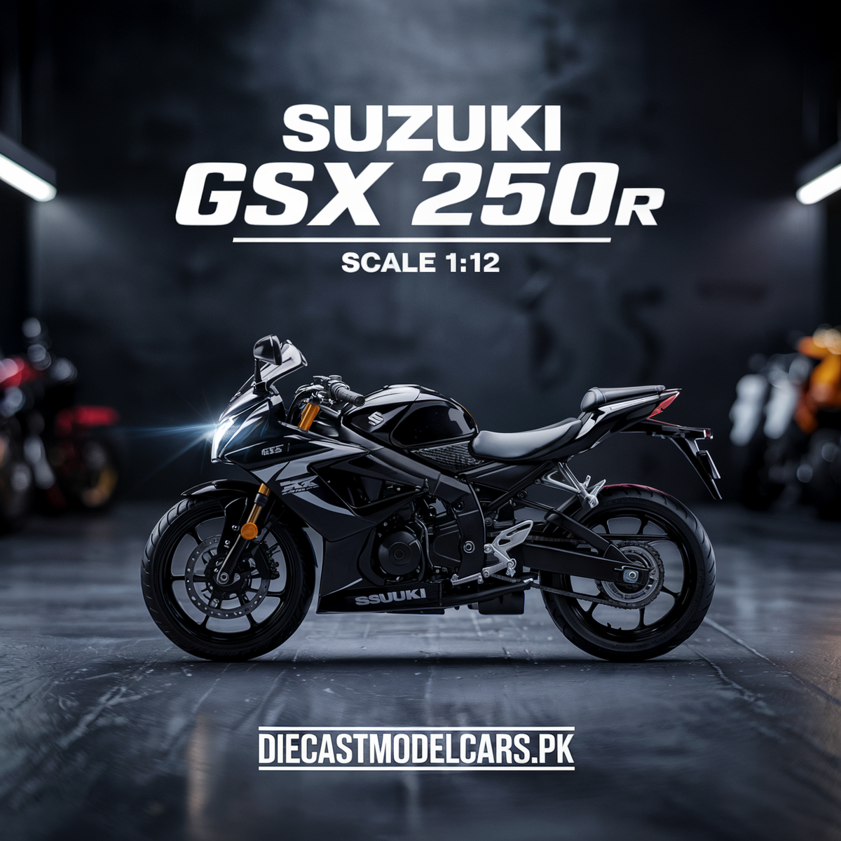 Diecast Model Suzuki GSX 250R Official Licensed 1/12
