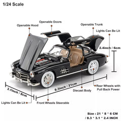 MERCEDES-BENZ 300 SL with FRAME 1:32